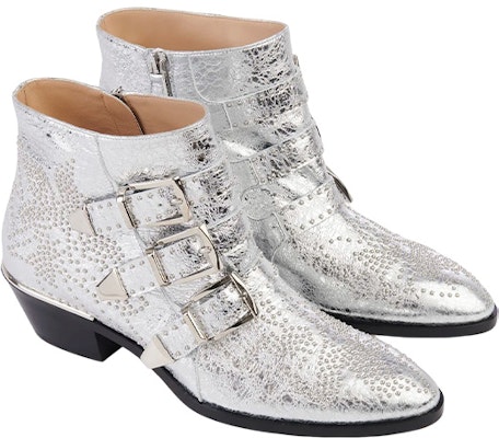 (W) 끌로에 실버 지퍼 앵클부츠 (Chloé Silver Zip Ankle Boots) C23U134DV9DL Order (W) 끌로에 실버 지퍼 앵클부츠 (Chloé Silver Zip Ankle Boots) C23U134DV9DL