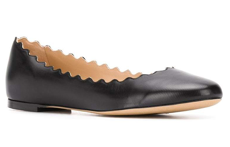 Lookbook (Women) Chloé Ballet Flats 'Fashionable Elegance - Black' CHC16A16075-001