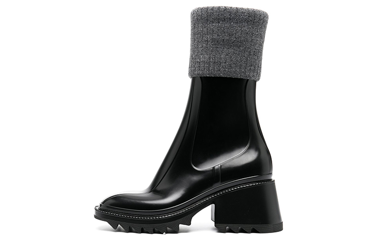 (Women) Chloé Betty Rain Boot 'Black PVC' CHC20W397N5BETTY-001