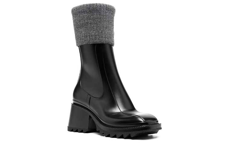 Order (W) Chloé Betty 黑色PVC雨靴 CHC20W397N5BETTY-001