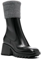 Order (W) Chloé Betty Regenstiefel ''Schwarzes PVC'' CHC20W397N5BETTY-001
