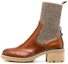 Buy (W) But Chloé Chelsea 'Carved Detail Coklat' CHC20W375N4-236