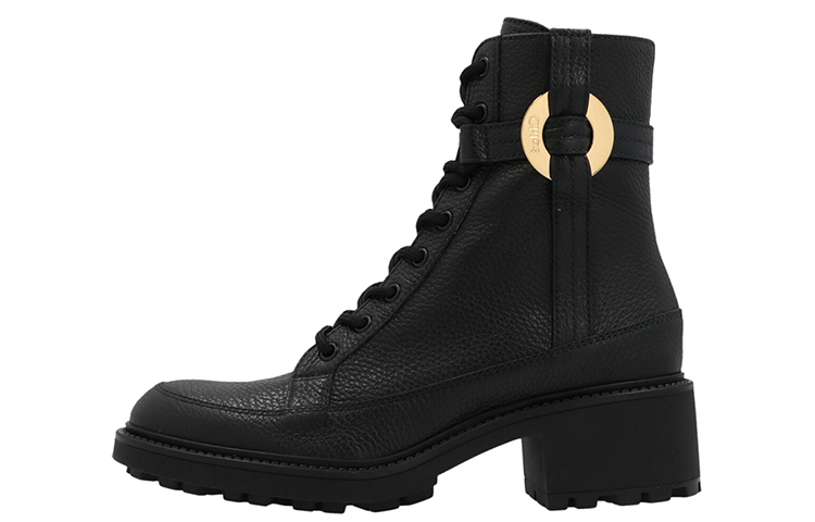 (Women) Chloé Darryl Ankle Boot 'Sleek Black Leather' CHC21A48193-001