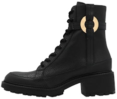(Women) Chloé Darryl Ankle Boot 'Sleek Black Leather' CHC21A48193-001 (Women) Chloé Darryl Ankle Boot 'Sleek Black Leather' CHC21A48193-001