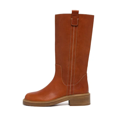 (W) Chloé Edith Ankle Boot 'Brown'