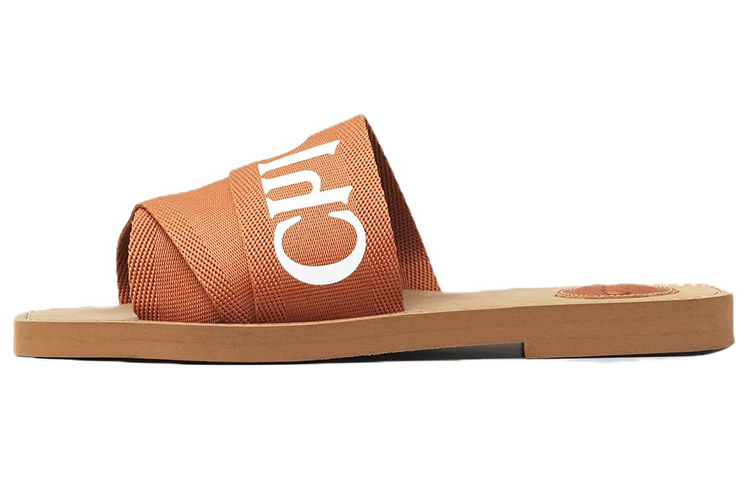 Buy (Women) Chloé Fashion Round Toe Slide 'Orange Brown' CHC19U18808248