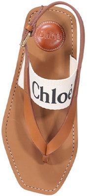 (W) クロエ フラットサンダル (ファッションホワイト) C20U32708101 Shop (W) クロエ フラットサンダル (ファッションホワイト) C20U32708101