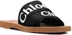(W) Chloé Selipar Rata 'Logo Hitam' CHC22U188Z3001