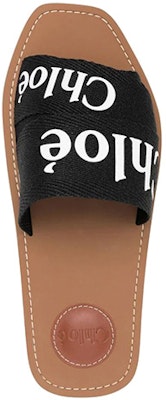 (W) 끌로에 블랙 로고 플랫 슬라이드 CHC22U188Z3001 Lookbook (W) 끌로에 블랙 로고 플랫 슬라이드 CHC22U188Z3001