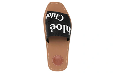 (Women) Chloé Flat Slide 'Black Logo'