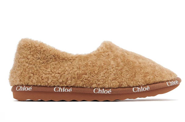 (W) Chloé Flat Slip-On 'Kulit Domba Coklat' CHC21W547V8276 Order (W) Chloé Flat Slip-On 'Kulit Domba Coklat' CHC21W547V8276