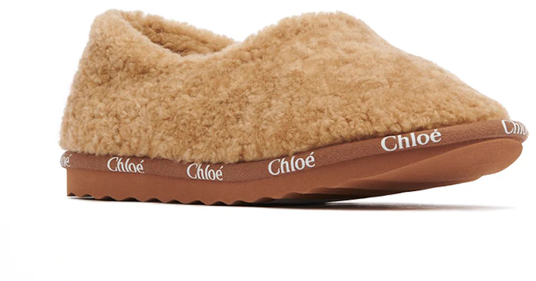 (W) Chloé Flat Slip-On 'Kulit Domba Coklat' CHC21W547V8276 Lookbook (W) Chloé Flat Slip-On 'Kulit Domba Coklat' CHC21W547V8276