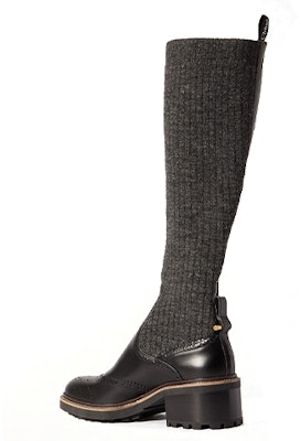 (Women) Chloé High-Top Boots 'Black' CHC21A495N4-001 Lookbook (Women) Chloé High-Top Boots 'Black' CHC21A495N4-001