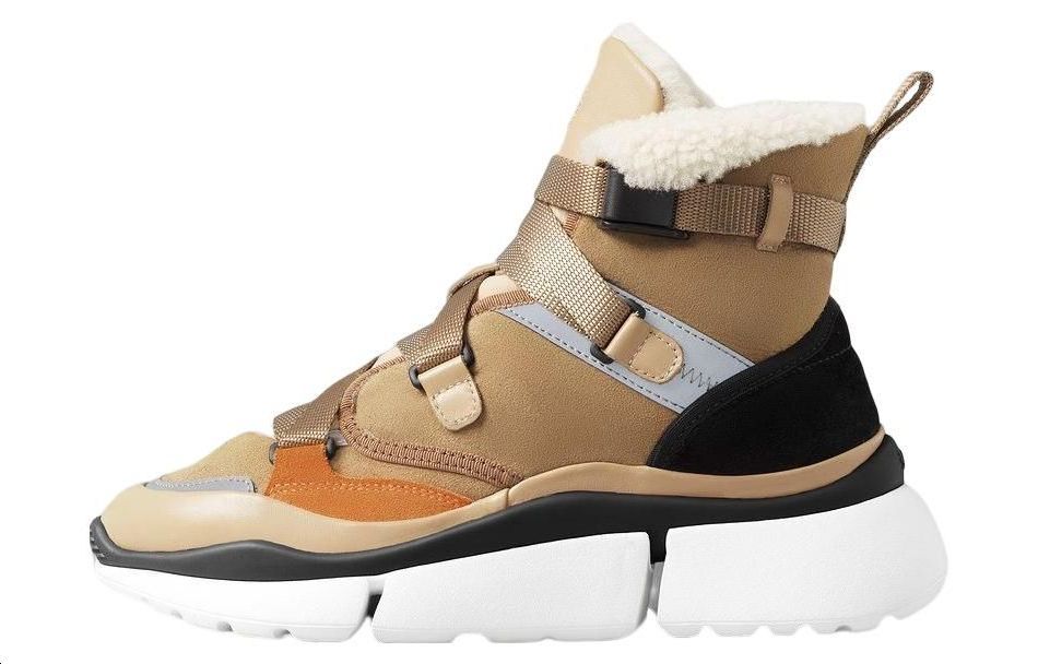 (Women) Chloé High-Top Sneaker 'Simple Brown Comfort' CHC19A05085219