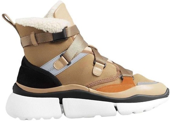 (Women) Chloé High-Top Sneaker 'Simple Brown Comfort' CHC19A05085219 Order (Women) Chloé High-Top Sneaker 'Simple Brown Comfort' CHC19A05085219