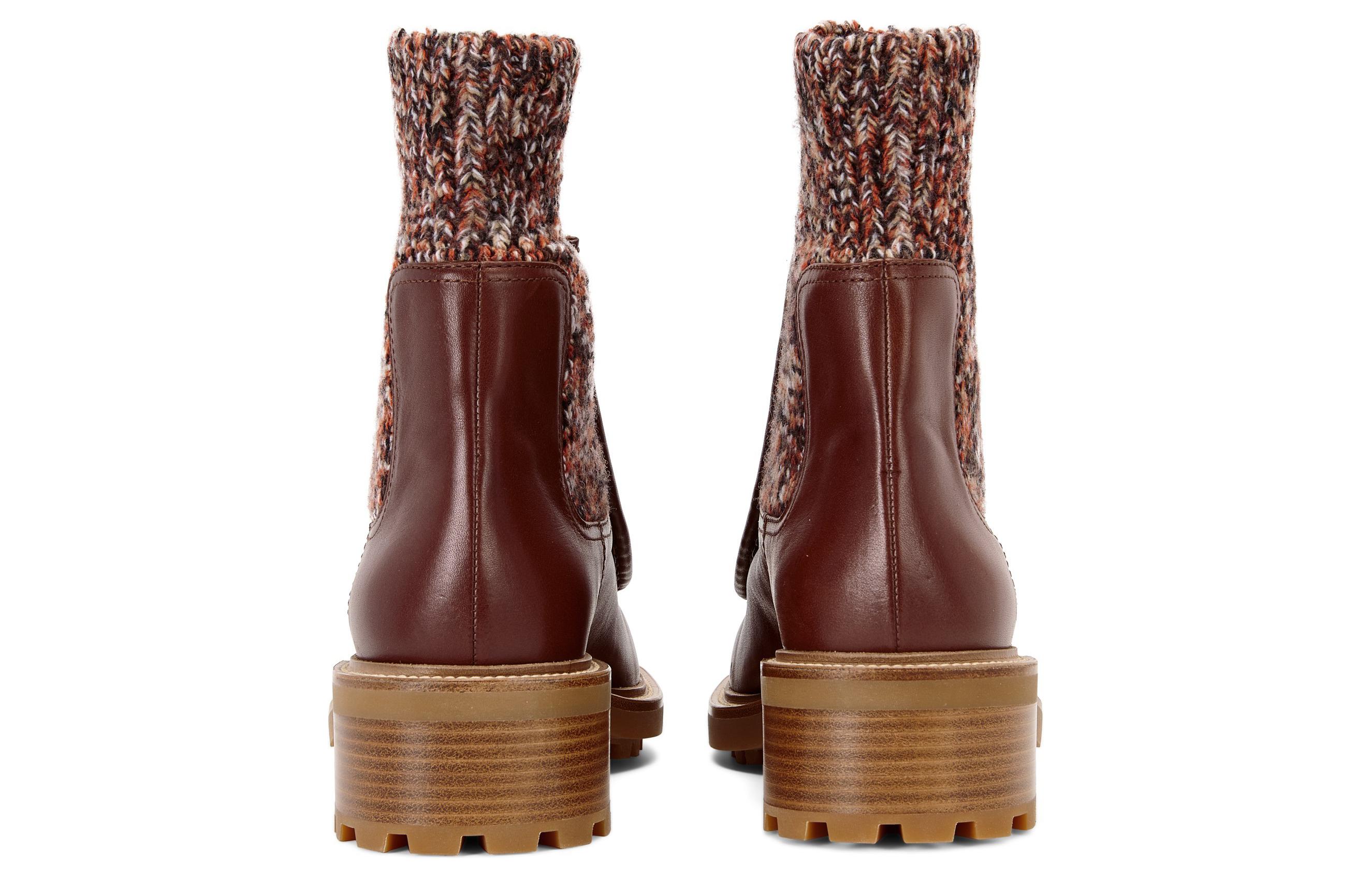 (W) Chloé Jamie Chelsea 'Knit Sock Brown' 圖 5