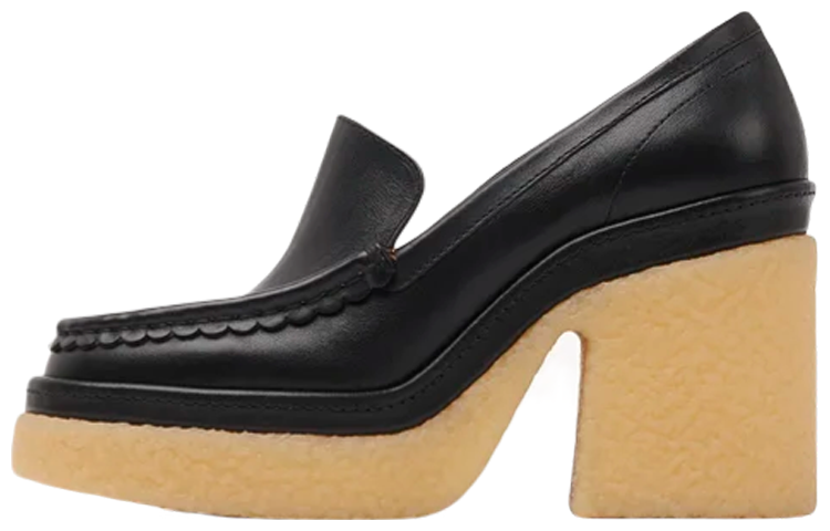 (W) Chloé Jamie High Heel 'Black Smooth Calfskin'