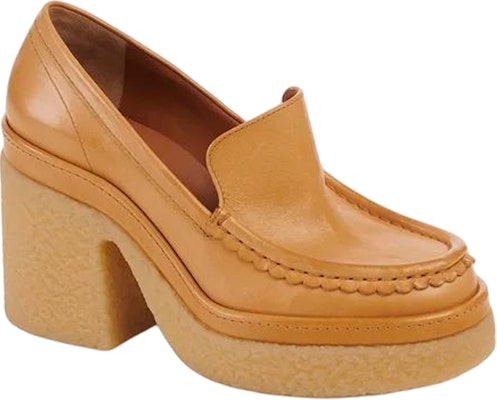 (Women) Chloé Jamie Penny 'High Heel Round Toe Yellow-Brown' CHC21W524D5214 Order (Women) Chloé Jamie Penny 'High Heel Round Toe Yellow-Brown' CHC21W524D5214