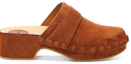 Order (W) Sandalias Chloé Joy 'Cuero Terciopelo Marrón con Suela de Madera' CHC22S578T9244