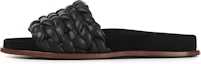 Buy (Women) Chloé Kacey Leather Woven Slide 'Black' CHC22S557X6001