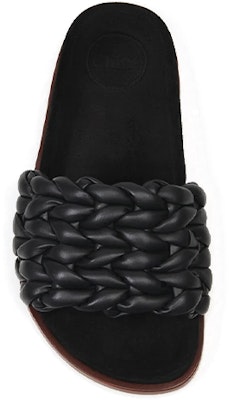 (Women) Chloé Kacey Leather Woven Slide 'Black' CHC22S557X6001 Shop (Women) Chloé Kacey Leather Woven Slide 'Black' CHC22S557X6001
