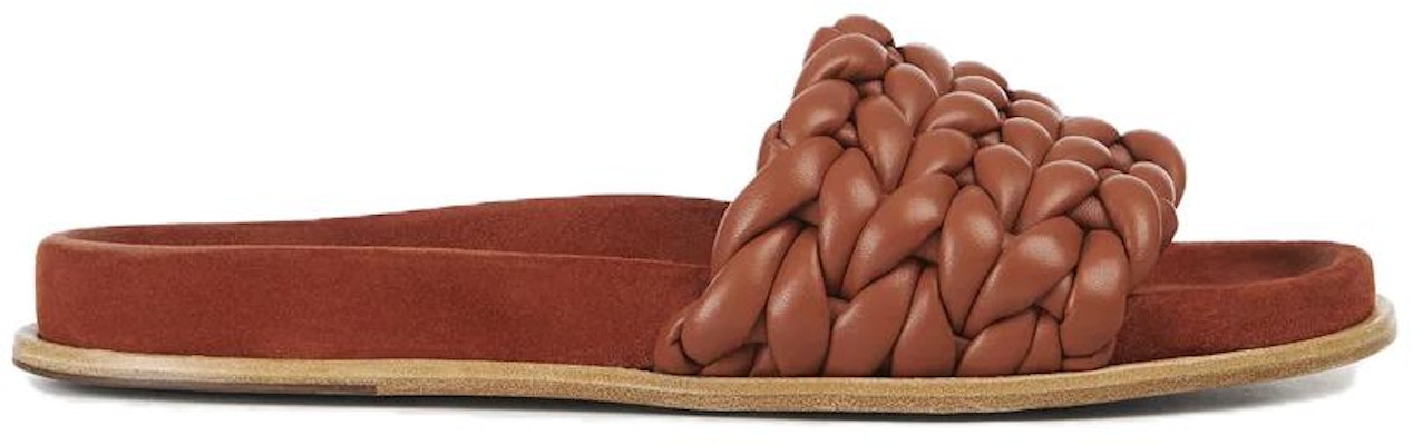 (Women) Chloé Kacey Woven Leather Slide 'Red' CHC22S557X6841 Order (Women) Chloé Kacey Woven Leather Slide 'Red' CHC22S557X6841