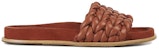 (W) Chloé Kacey Sandal Kulit Tenunan 'Merah' CHC22S557X6841