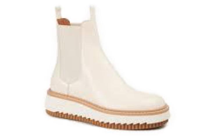 (W) Chloé Kurtys Chelsea Boot 'Glossy White Calfskin' 圖 3