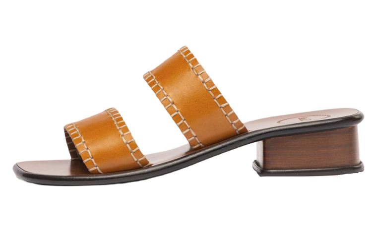 (W) Chloé Laia Mule 'Orange'