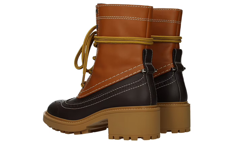 (W) Chloé Lauren 'Brown Casual Ankle Boot' 圖 3