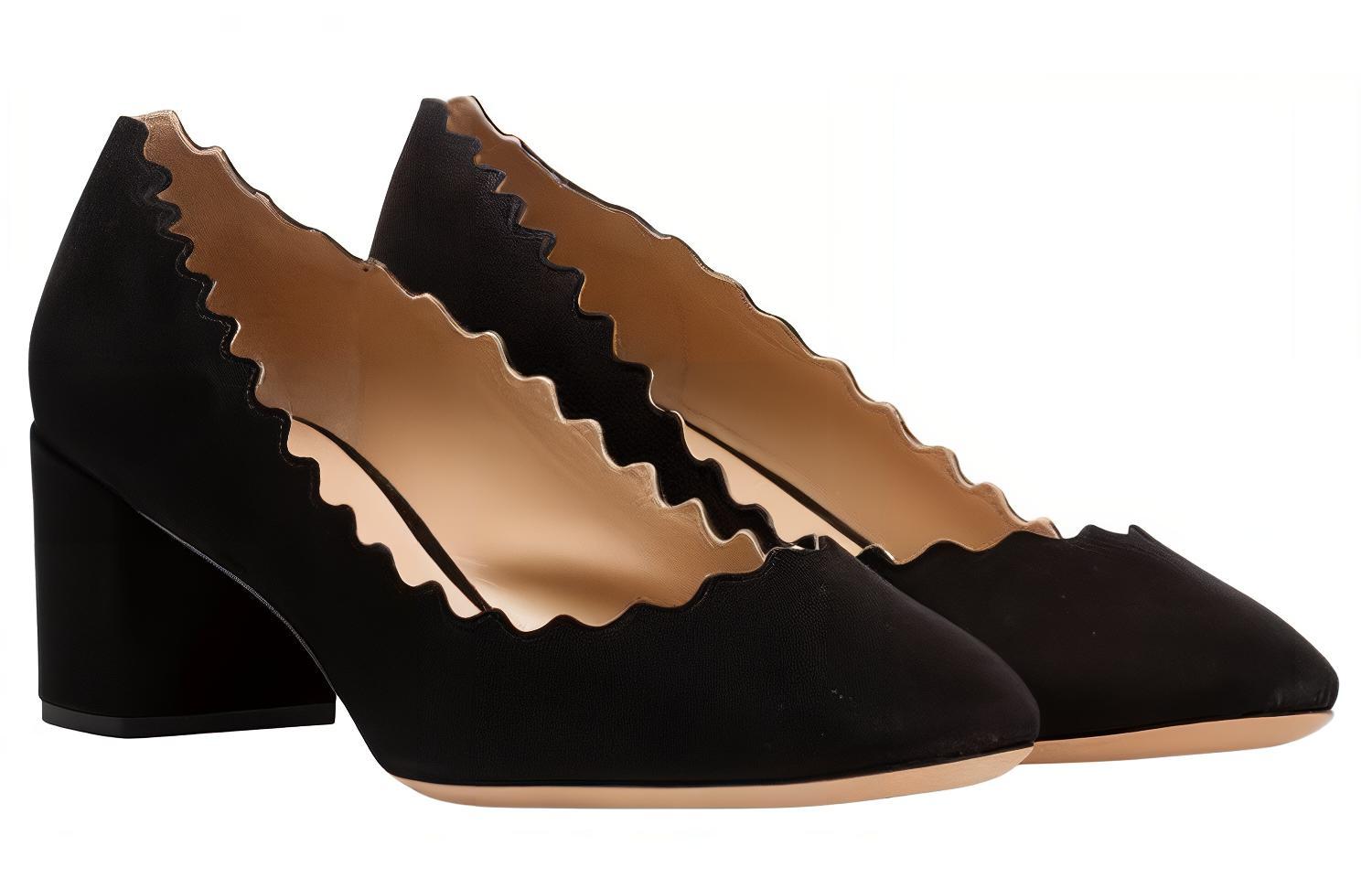 (W) Chloé Lauren High Heel 'Black Nappa Sheepskin' 圖 3