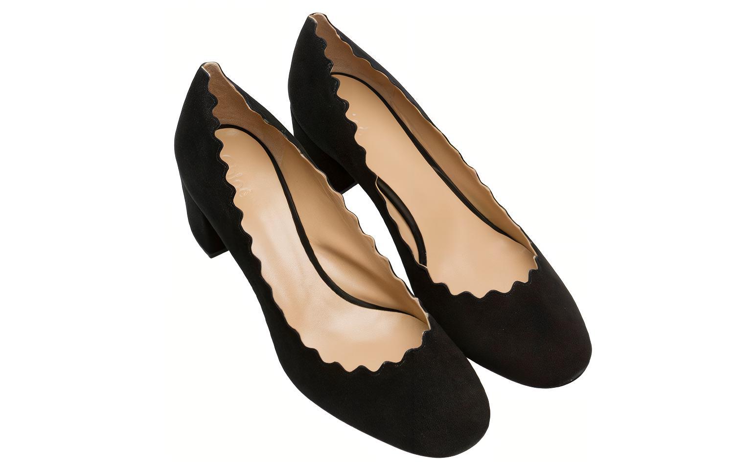 (W) Chloé Lauren High Heel 'Black Nappa Sheepskin' 圖 4