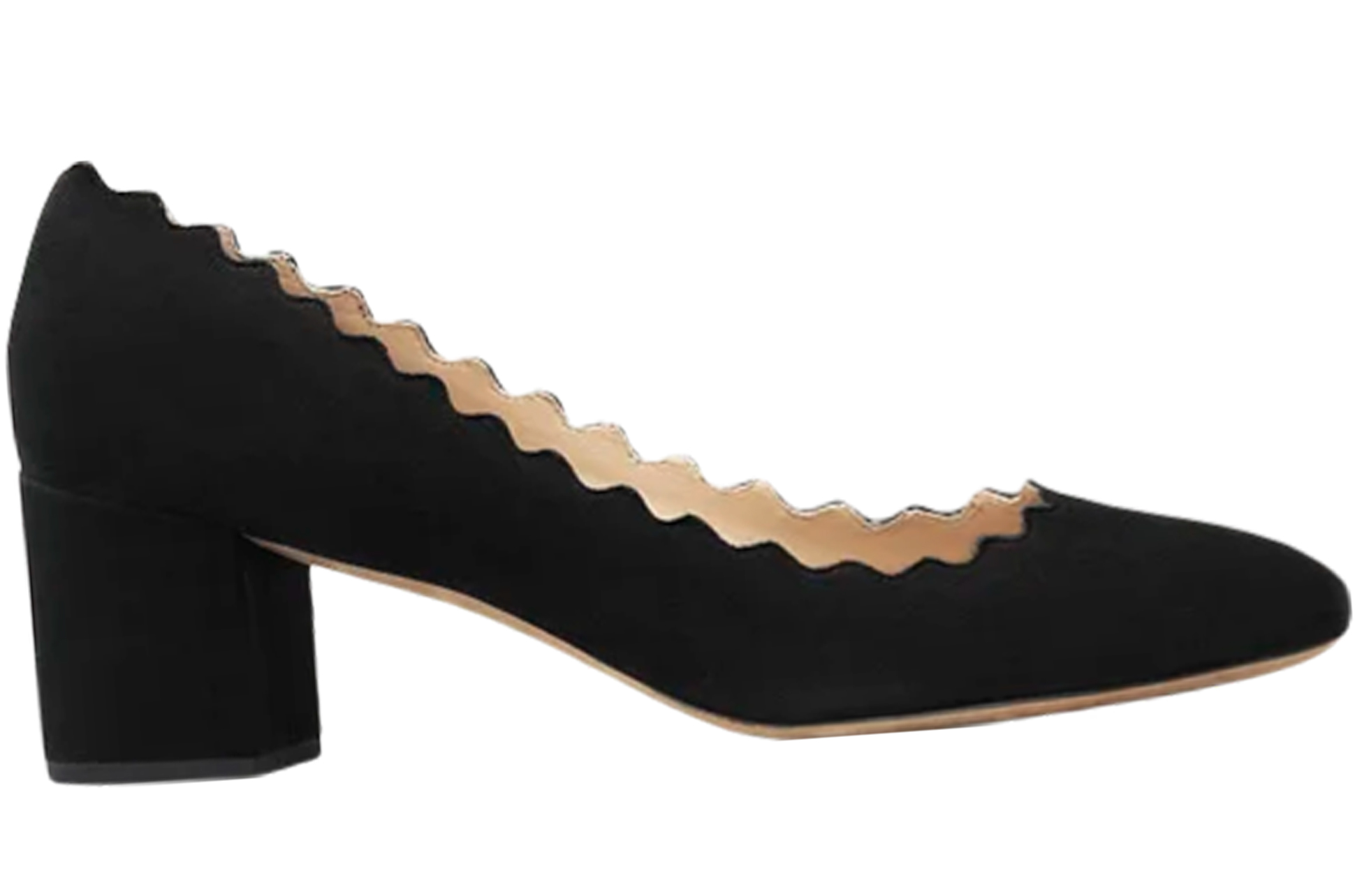 (W) Chloé Lauren High Heels 'Black Suede and Calfskin' 圖 2