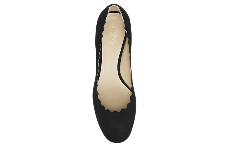 (W) Chloé Lauren High Heels 'Black Suede and Calfskin' 圖 4