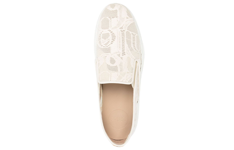 Shop (W) Sneakers Chloé Lauren 'Beige' CHC21U421D2-6J1