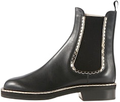 (Women) Chloé Leather 'Fashion Short Chelsea Boot Black' CHC21A486T4001 (Women) Chloé Leather 'Fashion Short Chelsea Boot Black' CHC21A486T4001