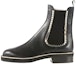Buy (W) Bota Chelsea Corta de Cuero Chloé Negra para Mujer. CHC21A486T4001