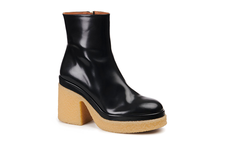 (W) Chloé Leather Ankle Boots 'Black Logo' 圖 2