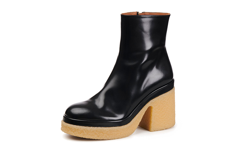 (W) Chloé Leather Ankle Boots 'Black Logo' 圖 3
