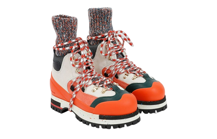 (W) Chloé Leather Ankle Boots 'Fashionable Orange Straps' 圖 4