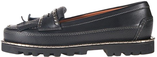(Women) Chloé Leather Black 'Fashion Slip-On Loafer' CHC21A485T0001 (Women) Chloé Leather Black 'Fashion Slip-On Loafer' CHC21A485T0001