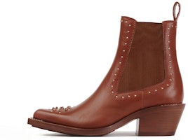 (Women) Chloé Leather Chelsea Boot 'Brown' CHC22W705AV27S (Women) Chloé Leather Chelsea Boot 'Brown' CHC22W705AV27S