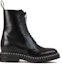 Order (W) But Chloé Kulit Lace-Up But Buku Lali Bertumit 4cm 'Hitam' CHC23W950GC001