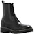 (W) But Chloé Kulit Lace-Up But Buku Lali Bertumit 4cm 'Hitam' CHC23W950GC001