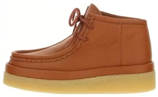 (Women) Chloé Leather Lace-Up Ankle Boots 'Brown Fashion' CHC22A667AB242 (Women) Chloé Leather Lace-Up Ankle Boots 'Brown Fashion' CHC22A667AB242