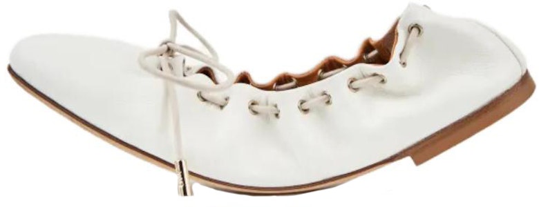 Chloe蔻依 皮革 圓頭繫帶 休閒單鞋 女款 白色 Buy Chloe蔻依 皮革 圓頭繫帶 休閒單鞋 女款 白色