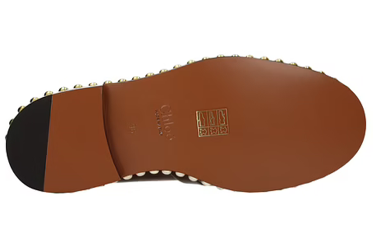(W) Chloé Leather Loafer 'Brown Fashion' 圖 5