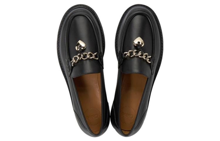 Lookbook (W) Chloé 黑色皮革便鞋 CHC22W743AV001