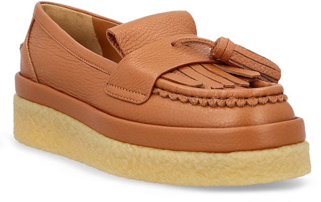 (Women) Chloé Leather Slip-On Platform 'Brown' CHC22A669AB242 Order (Women) Chloé Leather Slip-On Platform 'Brown' CHC22A669AB242