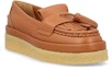 Order (W) Chloé Kasut Kulit Slip-On Platform 'Coklat' CHC22A669AB242